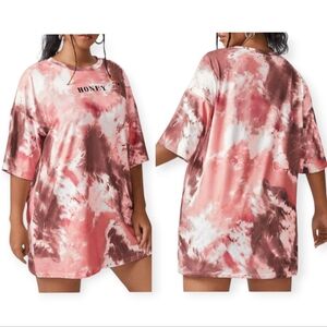 Shein Tie Dye Honey Short Sleeve T Shirt